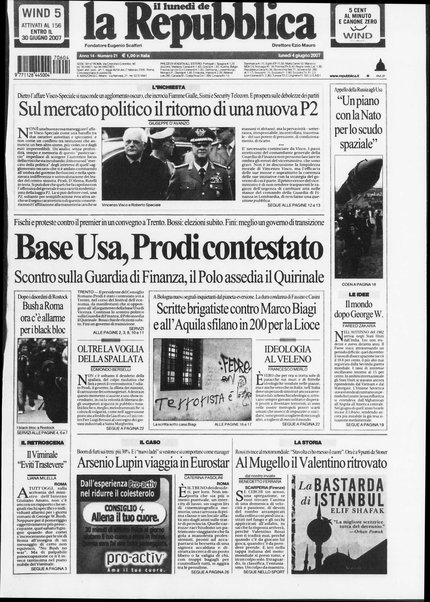 Il lunedì de La repubblica